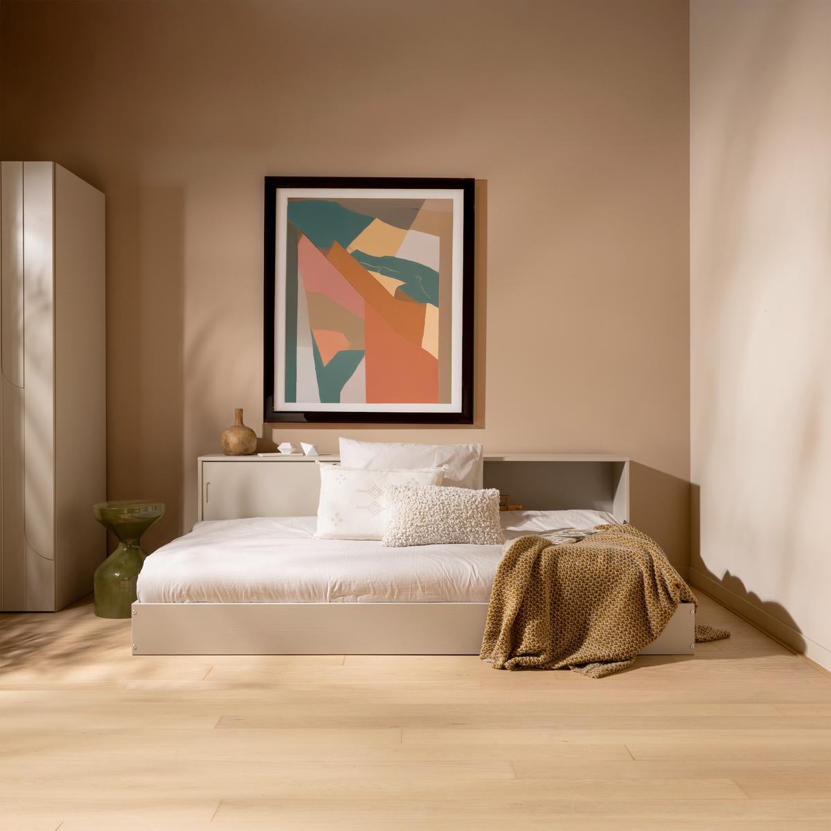 Bodenbett Carter Grau ca. 90x200 cm - Grau, Basics, Holz (90/200cm) - MID.YOU
