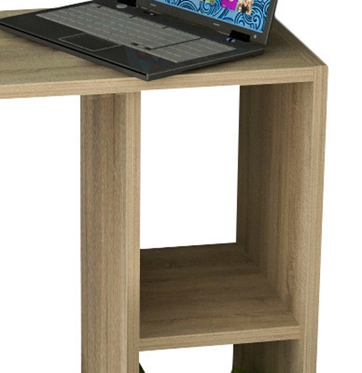 Mizica Nachto, Hrast, 63 Cm - barve hrasta, Basics, leseni material (40/30/63cm) - MID.YOU