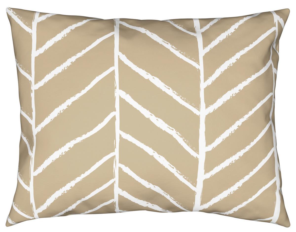 Posteljina Marble 140x200/60x80cm - bež, Konvencionalno, tekstil (140/200cm) - Modern Living