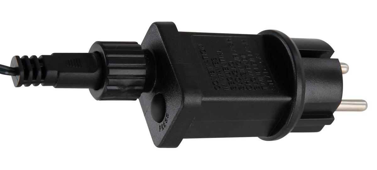 LICHTERKETTE 29898-100 IN-OUTDOOR - Dunkelgrün/Schwarz, Basics, Kunststoff (1290cm) - Globo