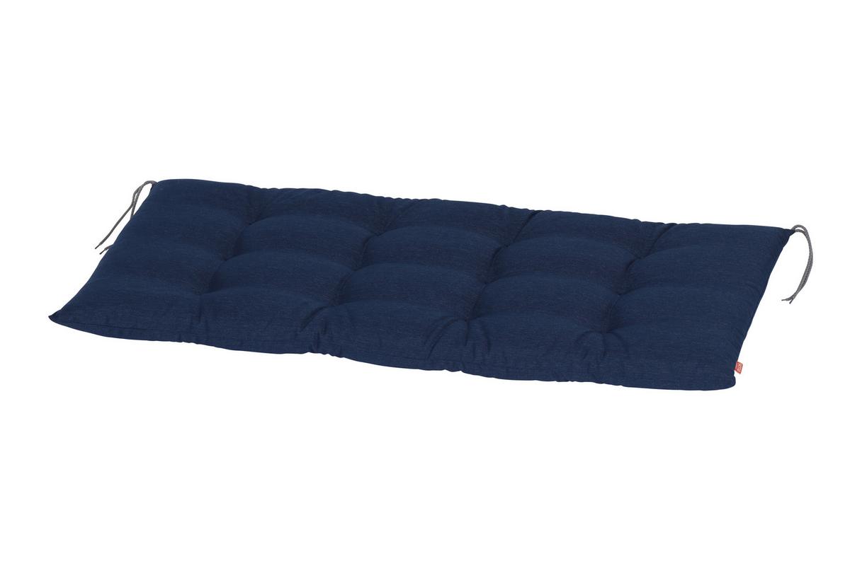 Siena Garden Bankauflage Blau - Blau, KONVENTIONELL, Textil (48/6/120cm) - Siena Garden