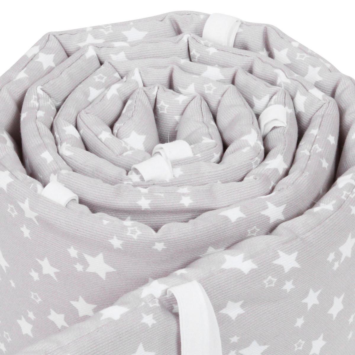 GNIAZDKO NESTCHEN PIQUÉ - jasnoszary, Basics, tkanina (24/200cm) - Babybay