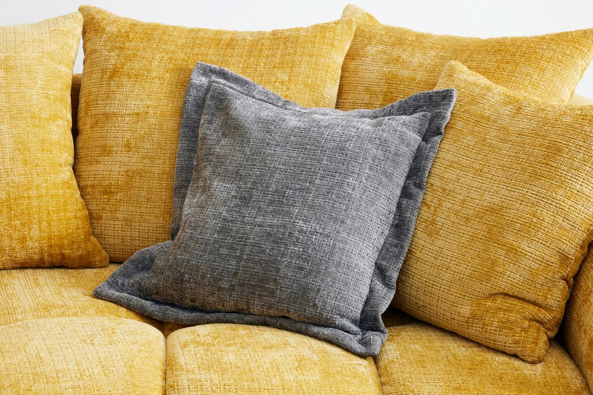 Zierkissen Bonelli Grau ca. 50x50cm - Grau, MODERN, Textil (50/50/5cm) - Mömax