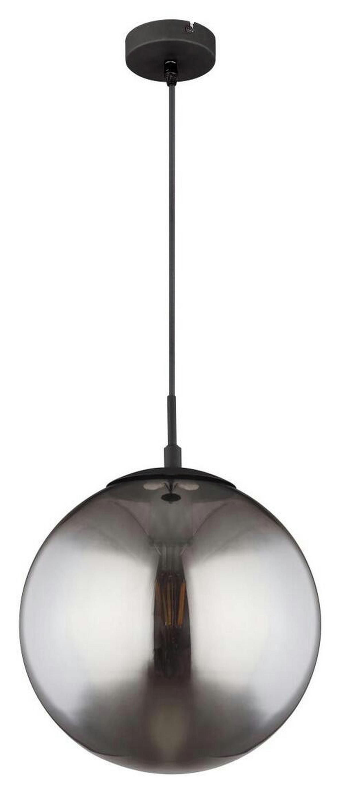 Viseča Svetilka 15830h1 Blama - črna, Design, kovina/steklo (30/120cm) - Globo