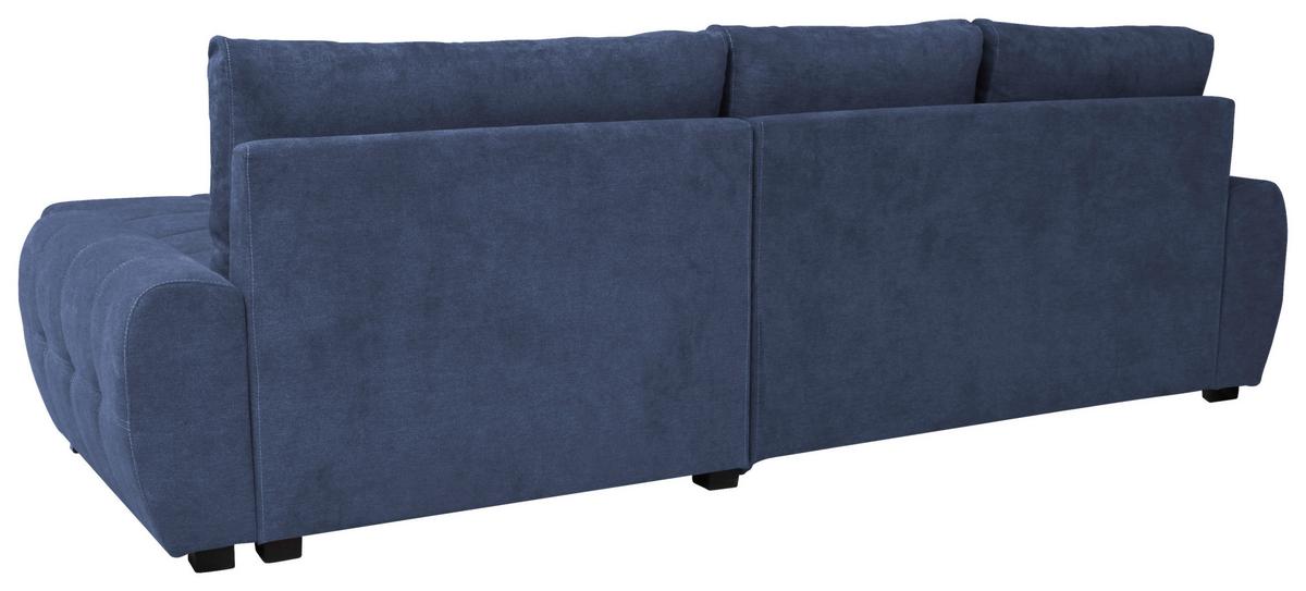 Kutna Garnitura Solar - bijela/tamno plava, Design, tekstil/plastika (277/175cm) - Modern Living