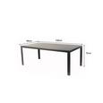 Gartentisch Sammy in Grau - Grau, Kunststoff/Metall (150/74/90cm)