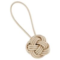 Raffhalter Knoten in Naturfarben - Naturfarben, Textil (5cm) - Modern Living