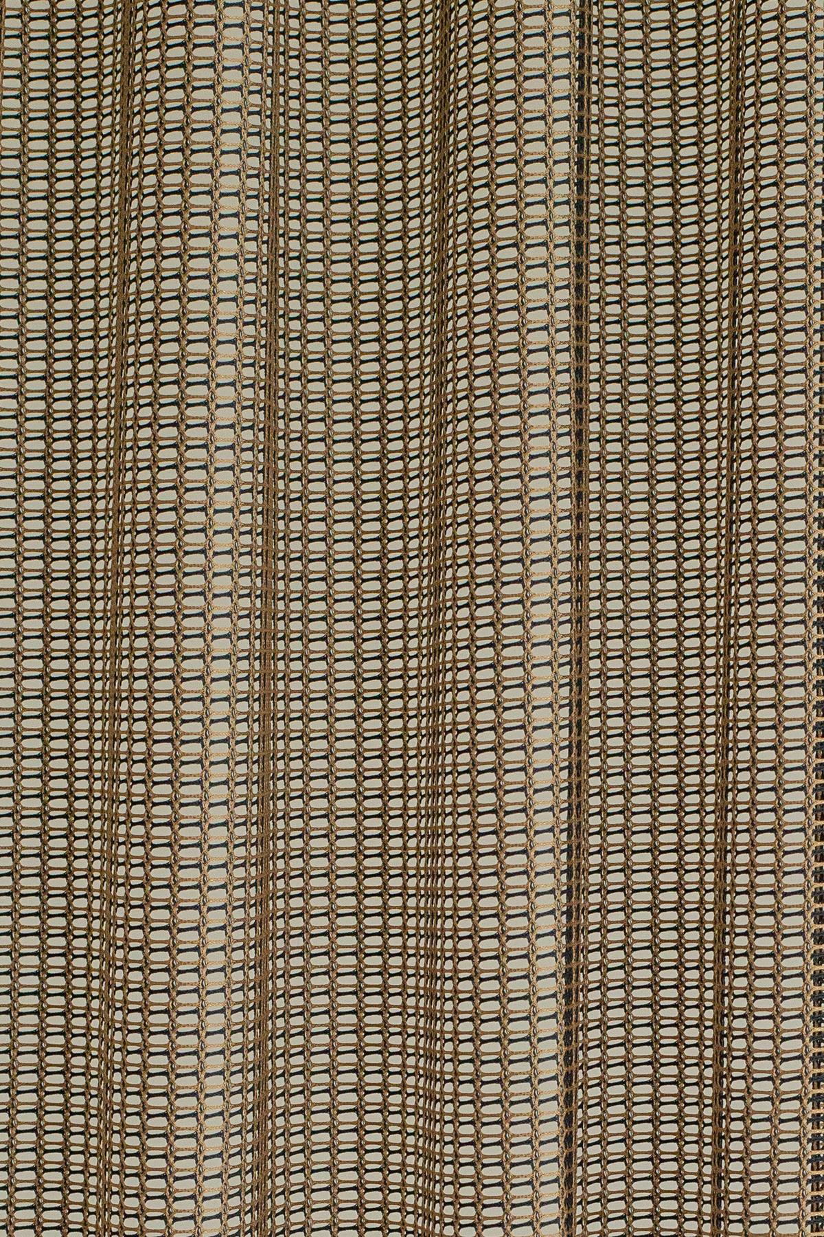 ZASŁONA GOTOWA 6725-16 LUMOS - kolor złoty, Design, tkanina (140/245cm) - Ambiente
