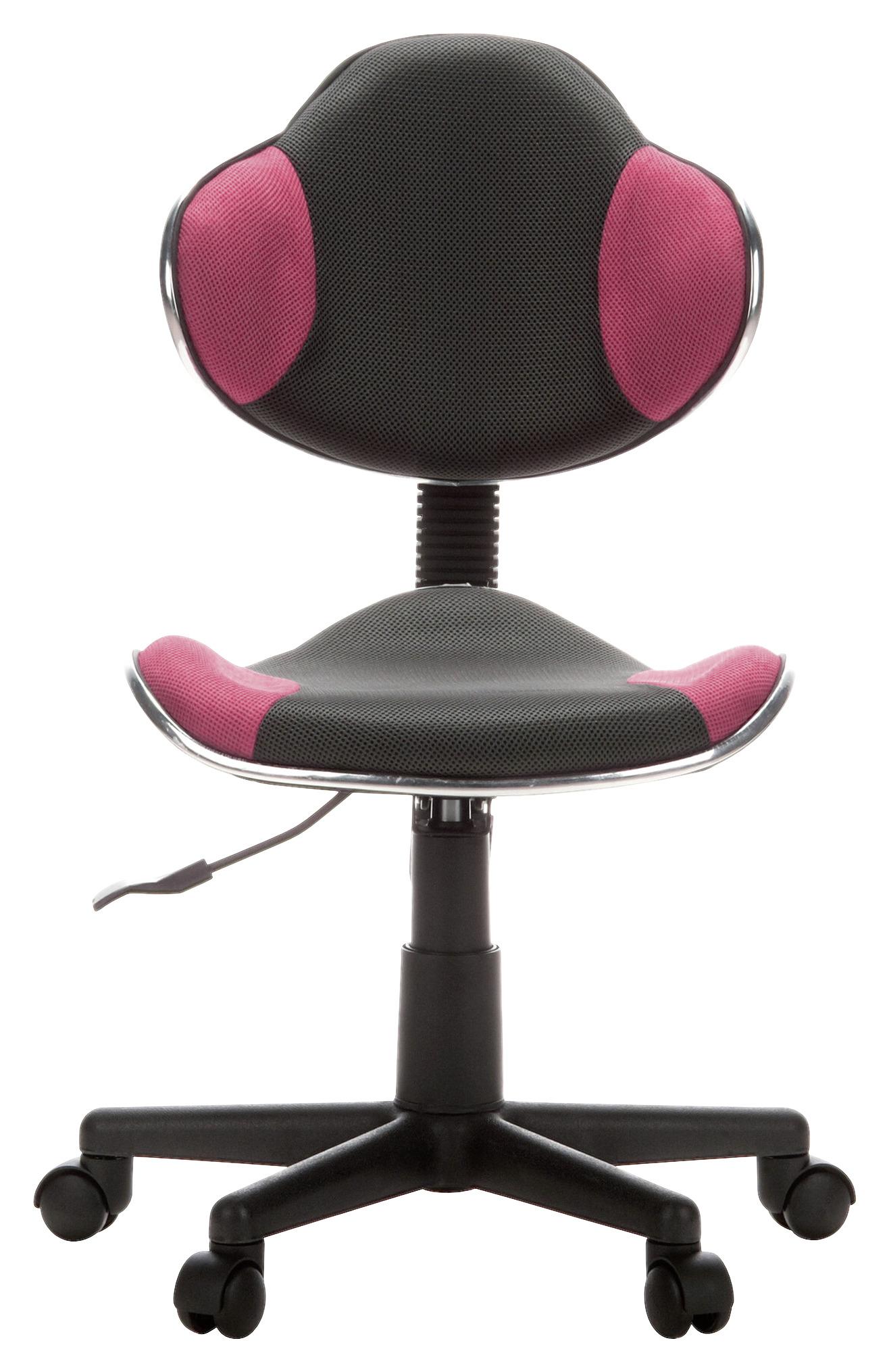 Jugenddrehstuhl Kiddy GTI 2 ca. 45x86-101x42 cm Pink,Grau - Pink/Grau, Basics, Kunststoff (45/86-101/42cm) - MID.YOU