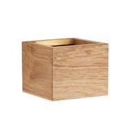 KINKIET LED 30543 SHINE-WOOD - czarny, Natur, metal/drewno (12,5/10/11,5cm) - Fischer & Honsel
