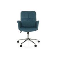 Pisarniški Stol Solao 400, Barva Petroleja - srebrne barve/barve petroleja, Moderno, kovina/umetna masa (63cm) - MID.YOU