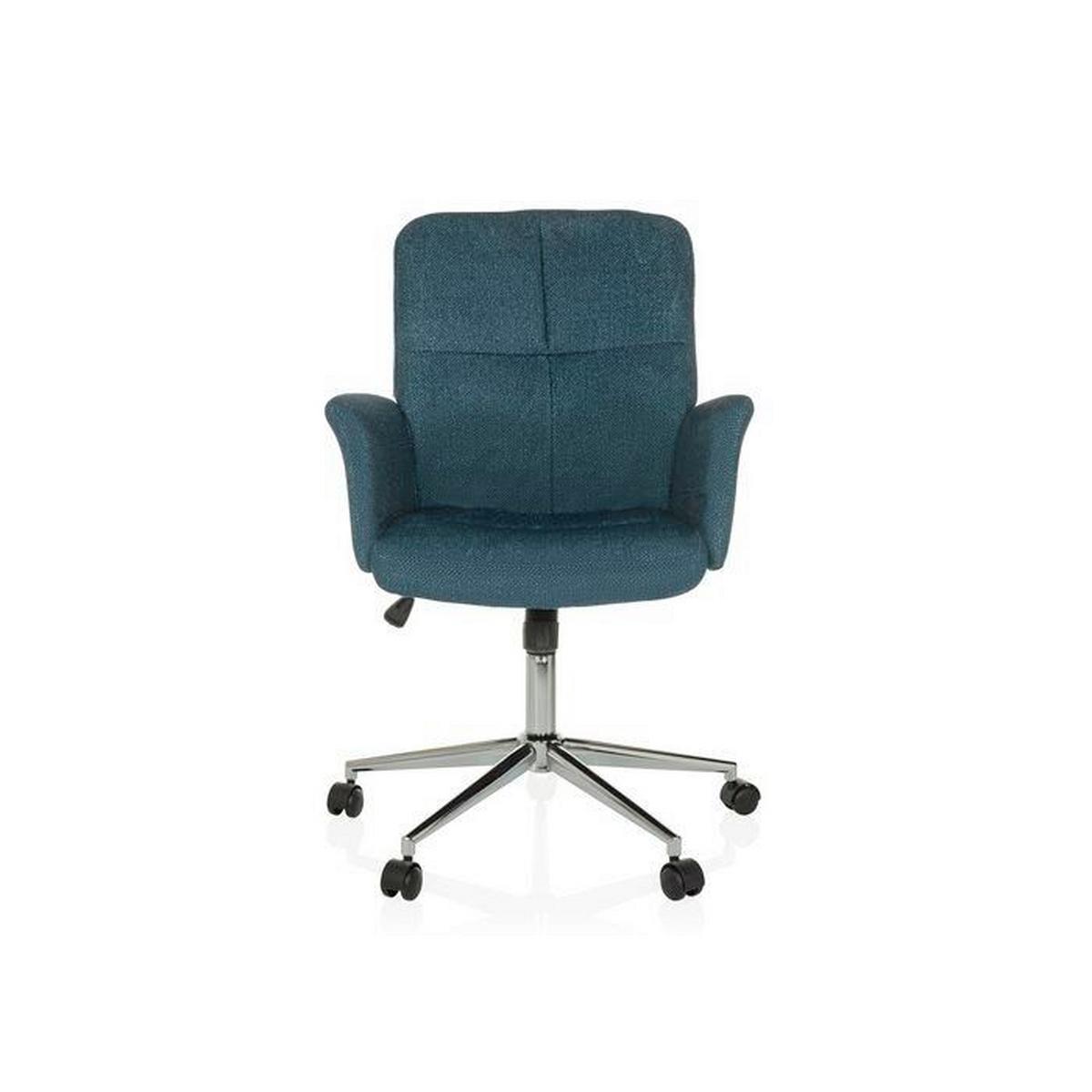 Pisarniški Stol Solao 400, Barva Petroleja - srebrne barve/barve petroleja, Moderno, kovina/umetna masa (63cm) - MID.YOU