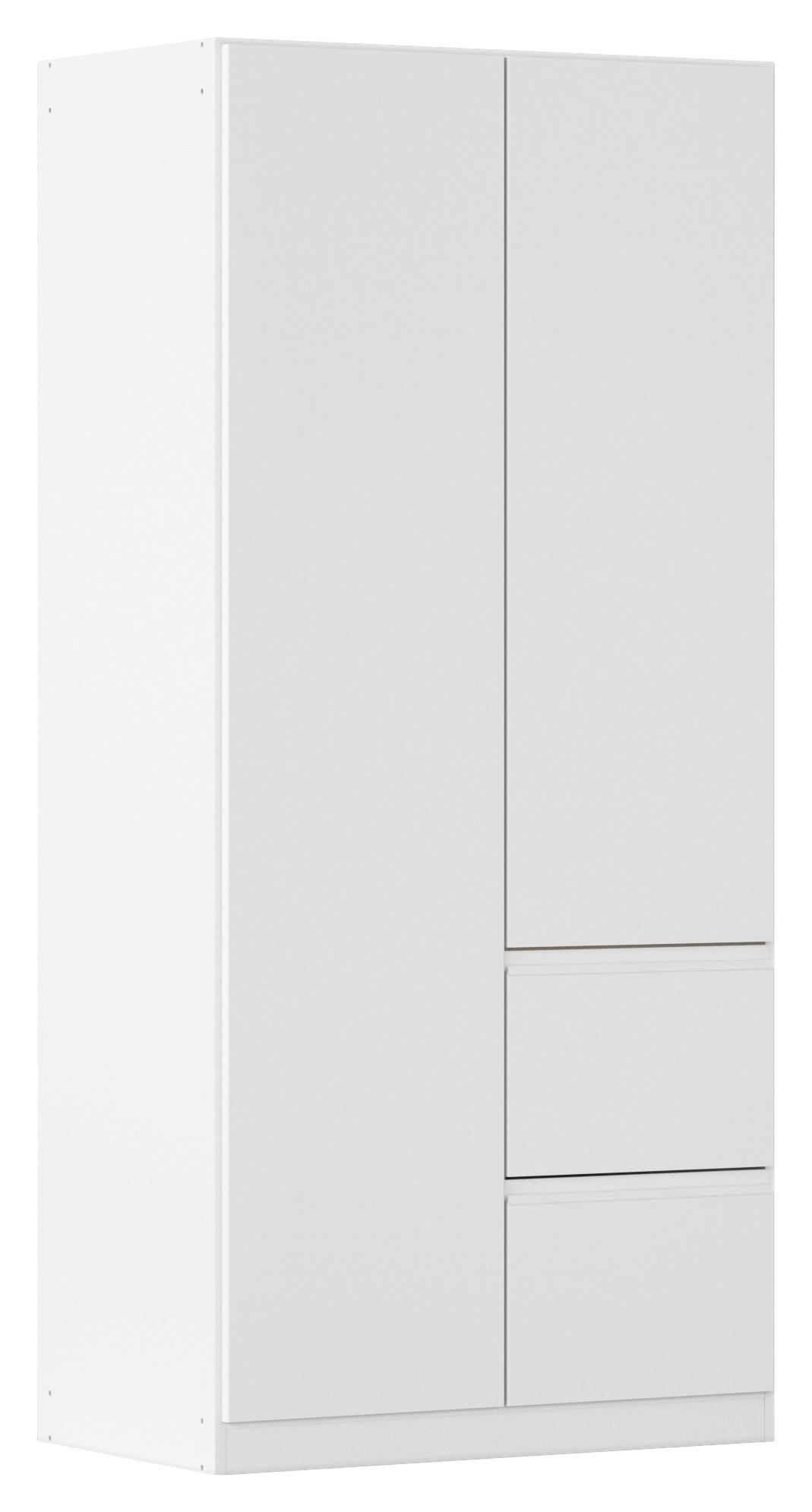 Drehtürenschrank COSTA ca.91x197x54cm Weiß - Weiß, MODERN, Holzwerkstoff (91/197/54cm) - Rauch Möbel