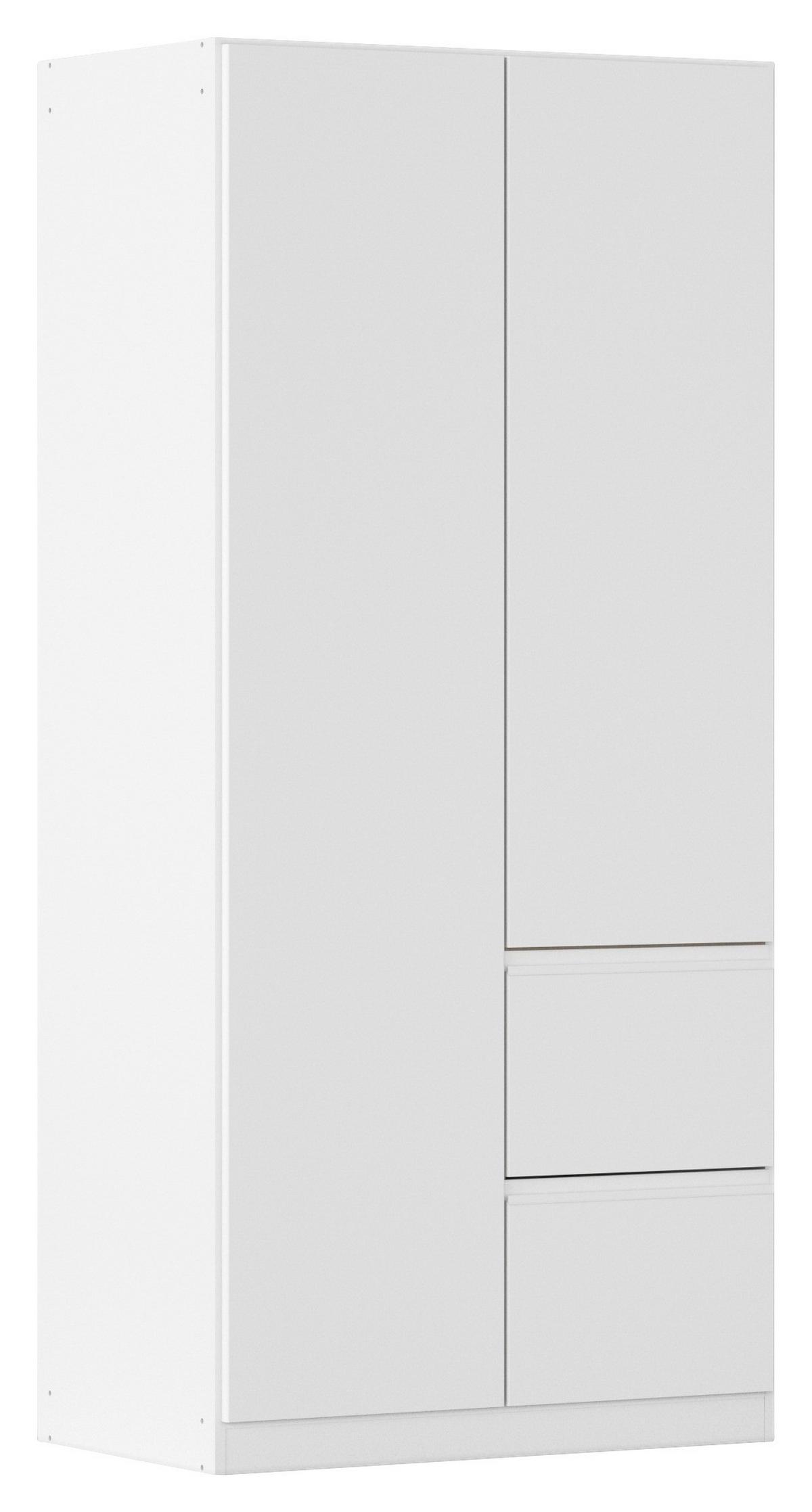 Drehtürenschrank COSTA ca.91x197x54cm Weiß - Weiß, MODERN, Holzwerkstoff (91/197/54cm) - Rauch Möbel