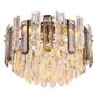 DECKENLEUCHTE 63109D - Klar/Chromfarben, Konventionell, Glas/Kunststoff (39/25,5cm) - Globo