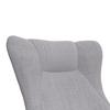 RELAXFÅTÖLJ EMILIO - grå/naturfärgad, Modern, metall/trä (68/92/87cm) - Bessagi Home