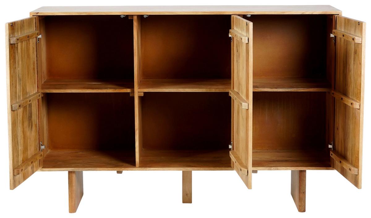 Sideboard Curve in Eichefarben - Eichefarben, MODERN, Holz (150/100/45cm) - Zandiara