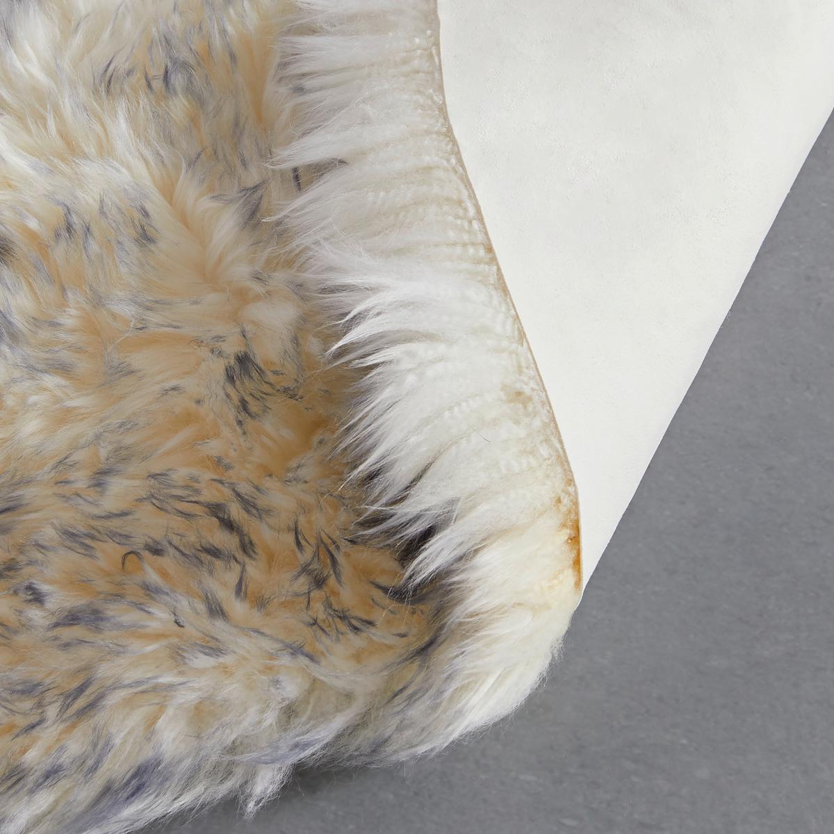 Schaffell Lea in Grau ca. 60x90cm - Grau, ROMANTIK / LANDHAUS, Textil (60/90cm) - Modern Living
