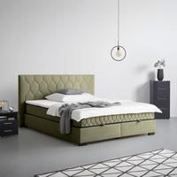 PAT BOX MAYA D - măsliniu, Konventionell, plastic/lemn (180/200cm) - Mömax