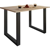 Jedilna Miza Xona, Hrast, Črna - črna/hrast sonoma, Basics, kovina/leseni material (110/50/76cm) - MID.YOU