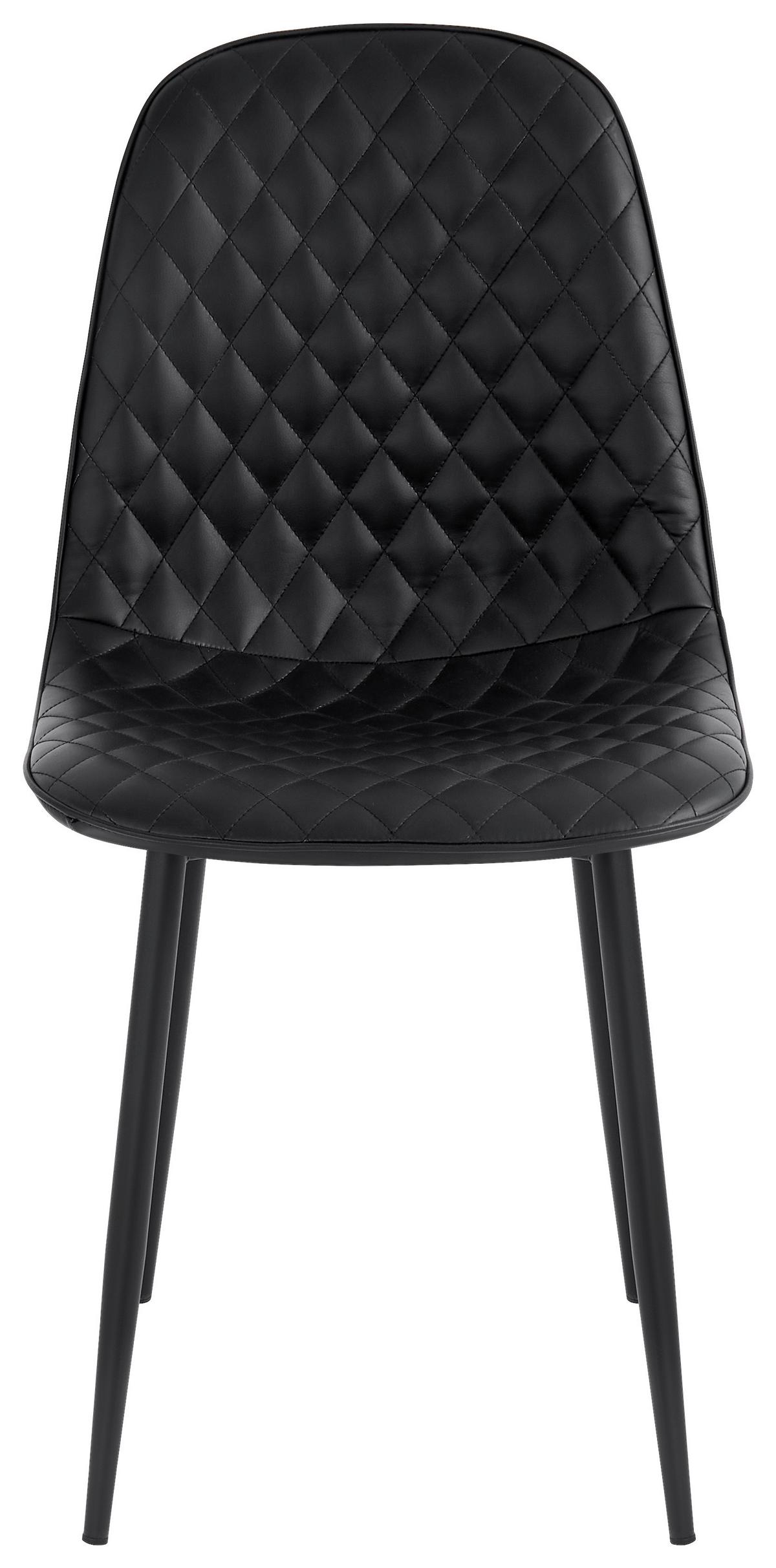 Stolica Hela - crna, Basics, metal/tekstil (44/87/53cm) - Based