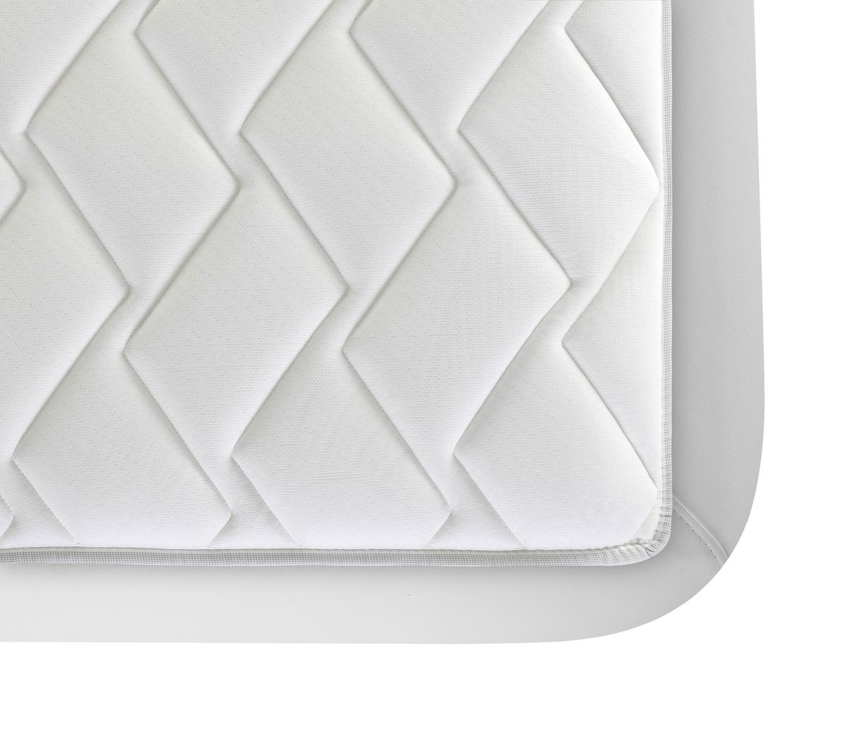 Kaltschaummatratze Luxus 29 H2/3 ca. 140x200cm - Weiß, Basics, Textil (140/200cm) - MID.YOU