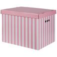 Škatla S Pokrovom Jimmy - roza/bela, karton (42/32/32cm) - Mömax modern living Škatla S Pokrovom Jimmy - roza/bela, karton (42/32/32cm) - Mömax modern living
