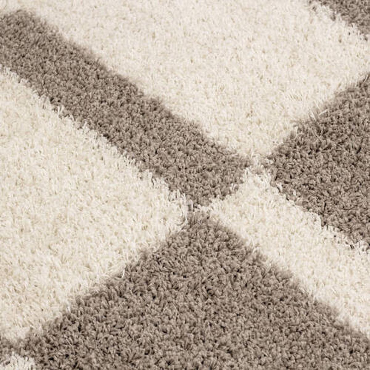 Hochflorteppich Gala Beige Ø ca. 160cm - Beige, Design, Textil (160/160cm) - Novel