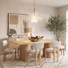 MATBORD LIAN - askfärgad, Modern, trämaterial/trä (180/90/76cm) - Bessagi Home