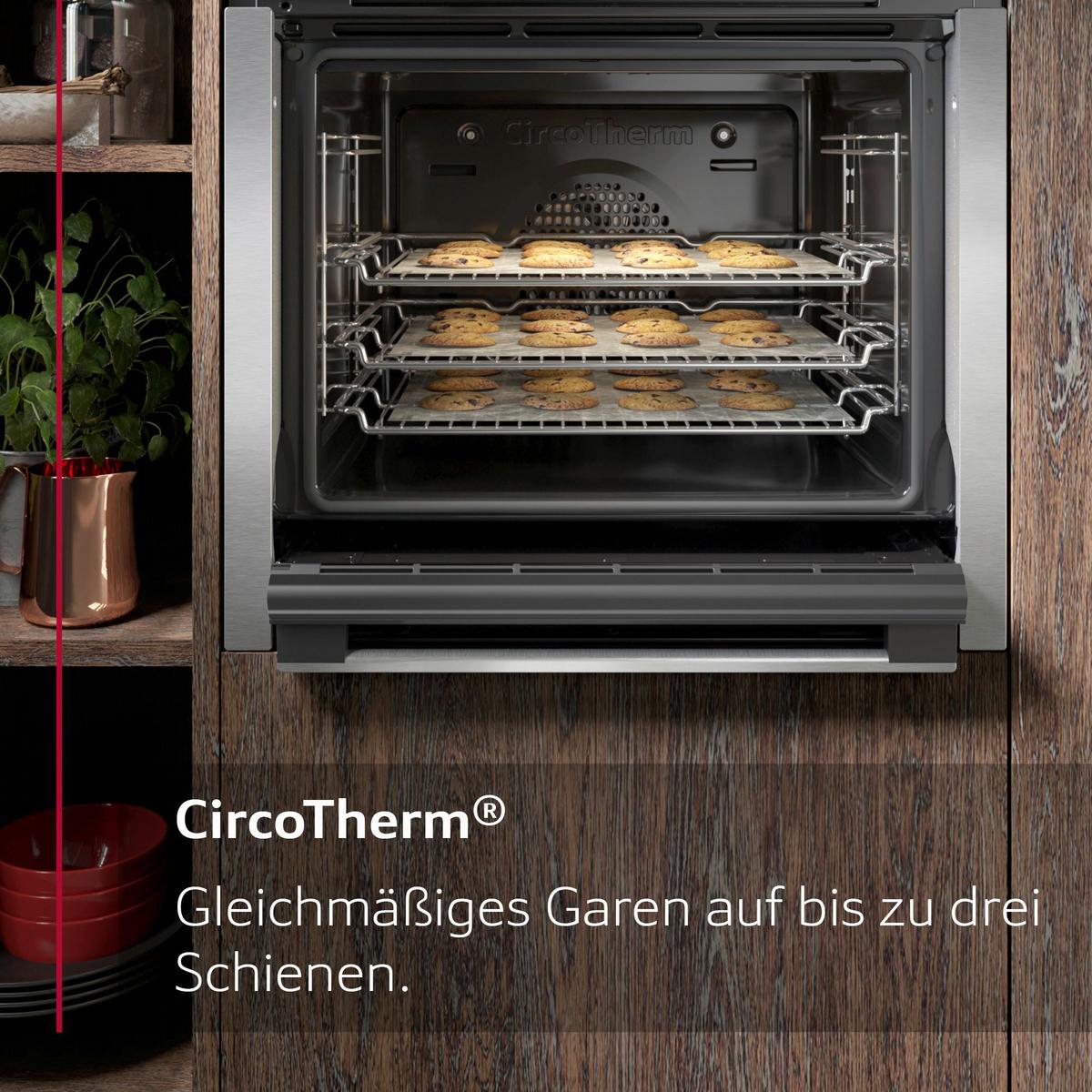 Einbaubackofen B3ACE2AG3 Graphitfarben/Grau - Graphitfarben/Grau, Metall (59,4/59,5/54,8cm) - Neff