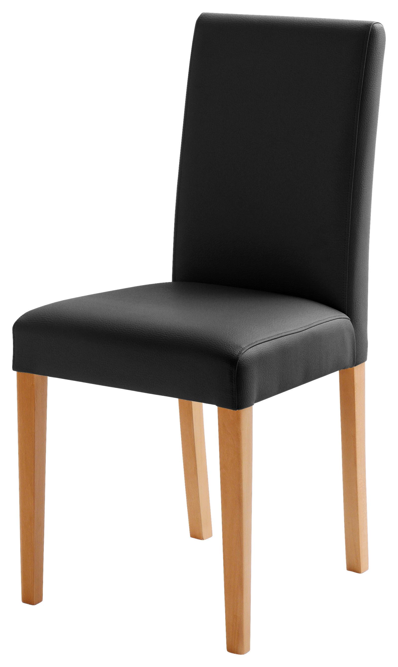 KRZESŁO FIX - kolor bukowy/czarny, Konventionell, drewno/tkanina (44/92/57cm) - Carryhome