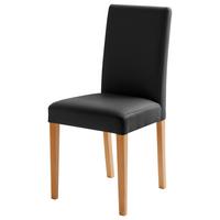 KRZESŁO FIX - kolor bukowy/czarny, Konventionell, drewno/tkanina (44/92/57cm) - Carryhome