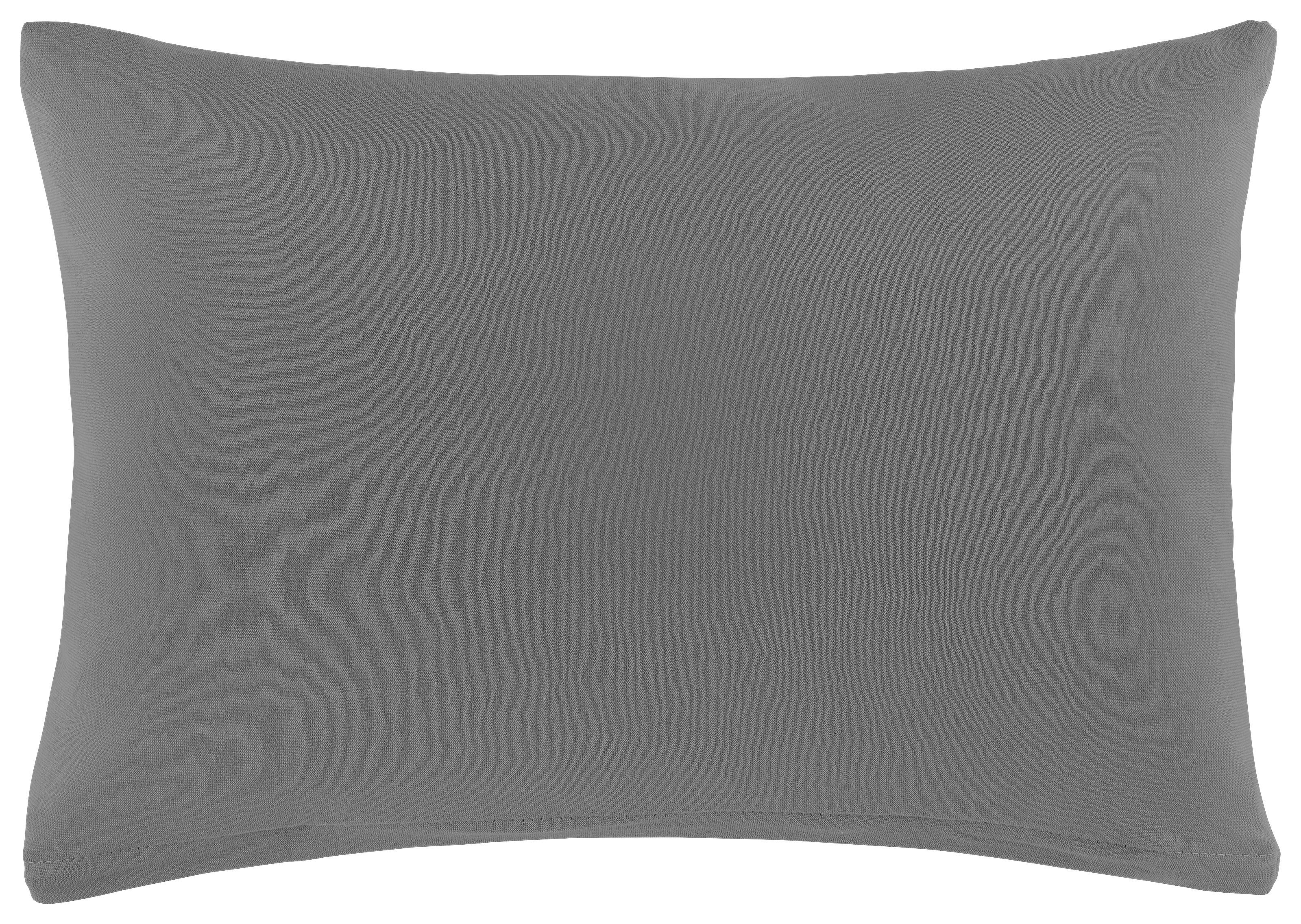 Kissenhüllen-Set Basic Anthrazit ca. 40x60cm, 2er Set - Anthrazit, MODERN, Textil (40/60cm) - Modern Living