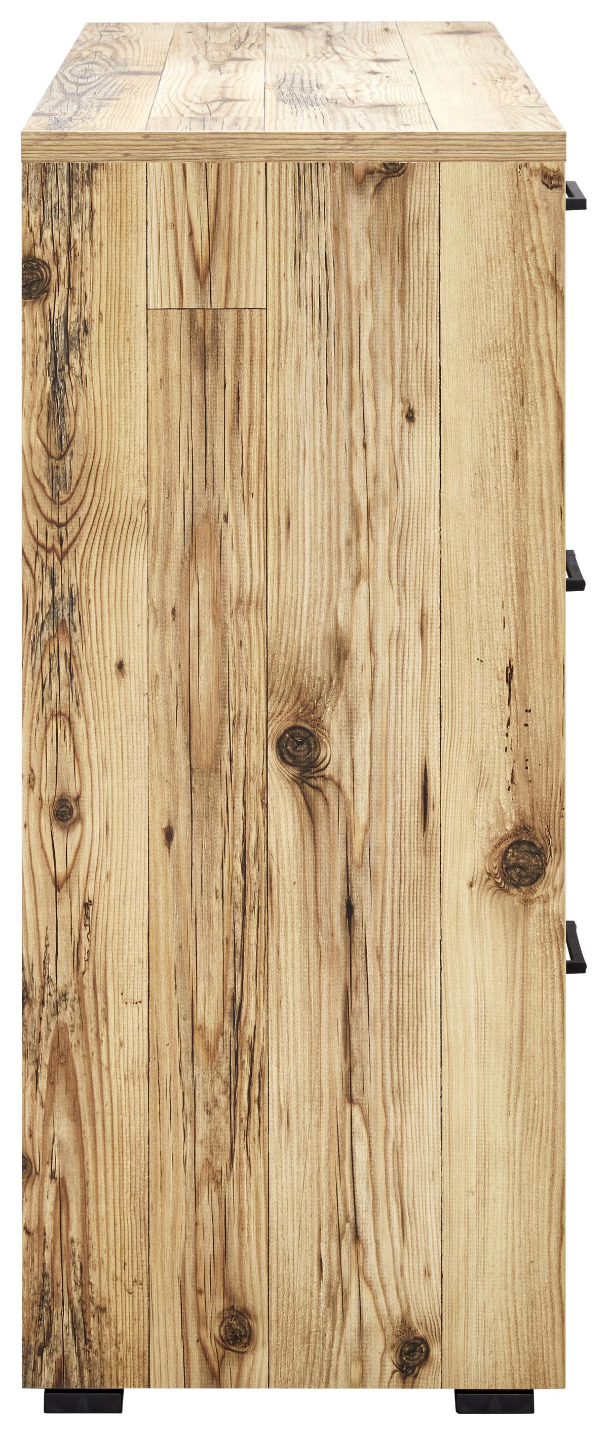 Komoda Alicante - siva/boje smreke, Moderno, drvni materijal/plastika (120/89,4/38cm) - Modern Living