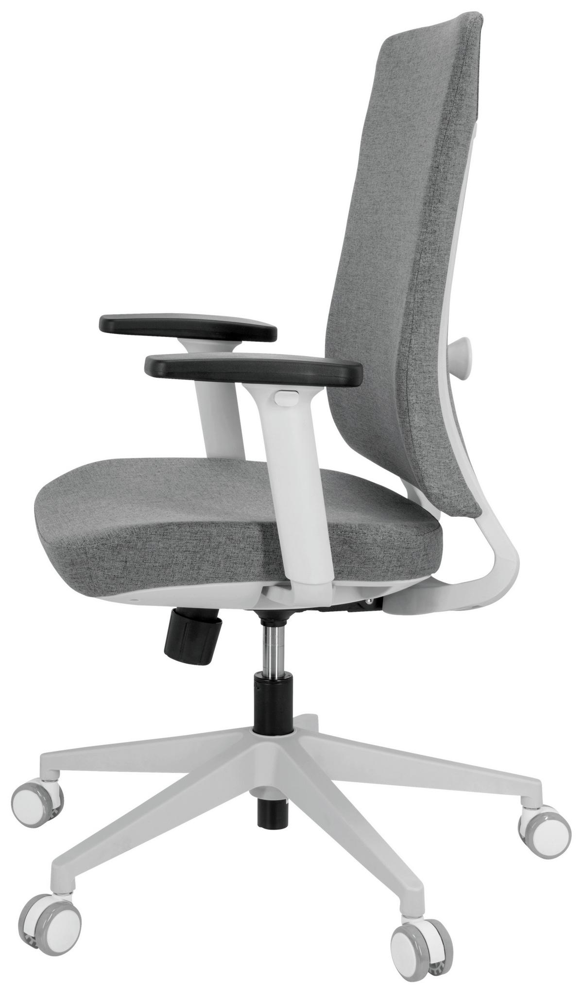 Pisarniški Stol Comfio Wp, Siva - siva, Basics, umetna masa/tekstil (66/104/58cm) - MID.YOU