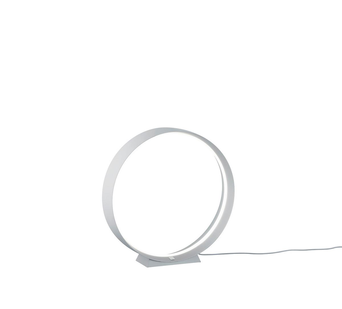 LAMPA STOŁOWA LED MR54461131 LOOP - kolor srebrny/biały, Konventionell, metal (45/45cm) - Musterring