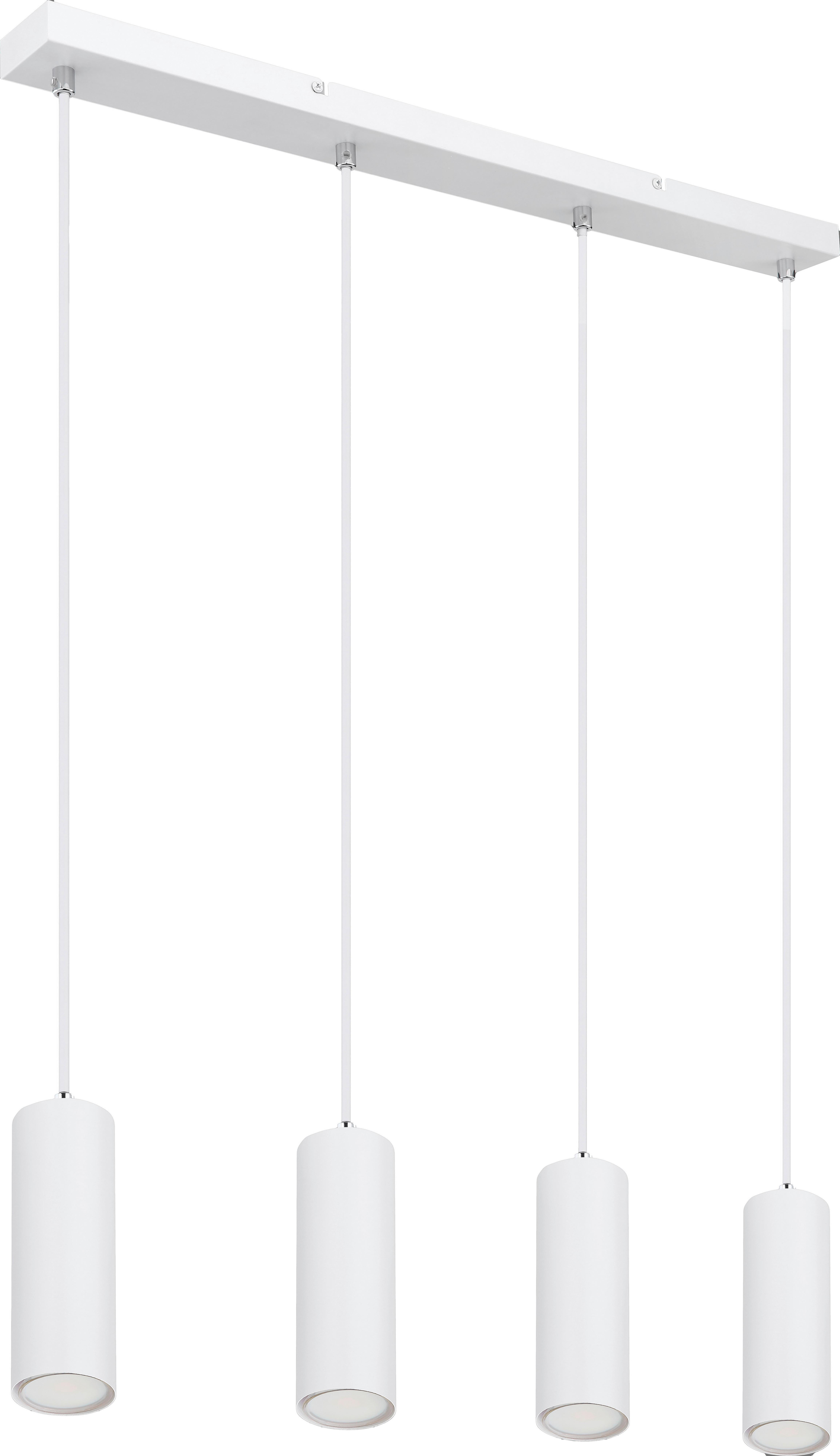 Hängeleuchte Witmo2 Weiß max. 35 Watt - Weiß, KONVENTIONELL, Metall (65/6/120cm)