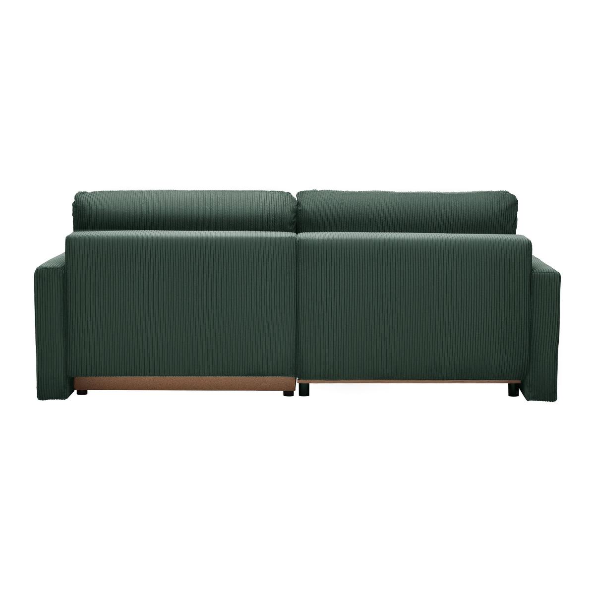 Ecksofa Dave Dunkelgrün - Dunkelgrün, MODERN, Textil (227/92/146cm) - Based