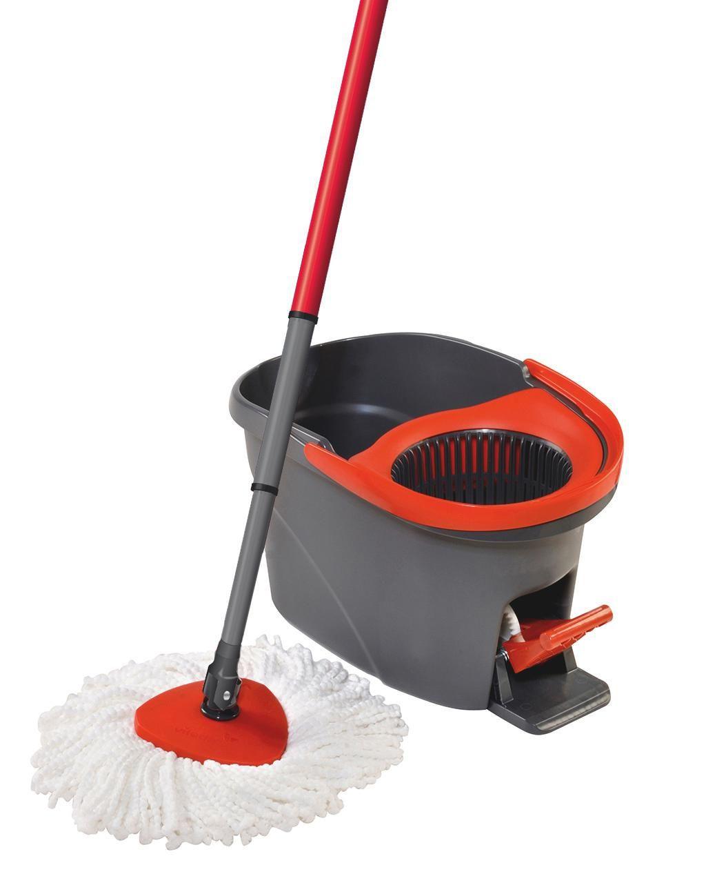 Bodenreinigungsset Easy Wring aus Kunststoff - Rot/Grau, Kunststoff (30.3/29.7/49.6cm) - Mömax modern living