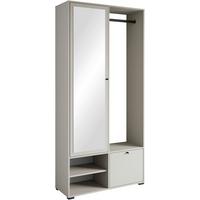 Garderobe Dino ca. 90x190 cm Beige/Kaschmir - Kaschmir/Beige, Trend, Holzwerkstoff (90/190/33cm) - P & B