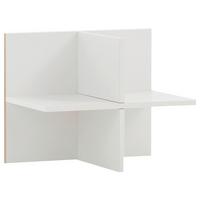 Regaleinsatz 400 Weiß ca. 47,5x38,4x32,8cm - Weiß, MODERN, Holzwerkstoff (47,5/38,4/32,8cm) - MID.YOU