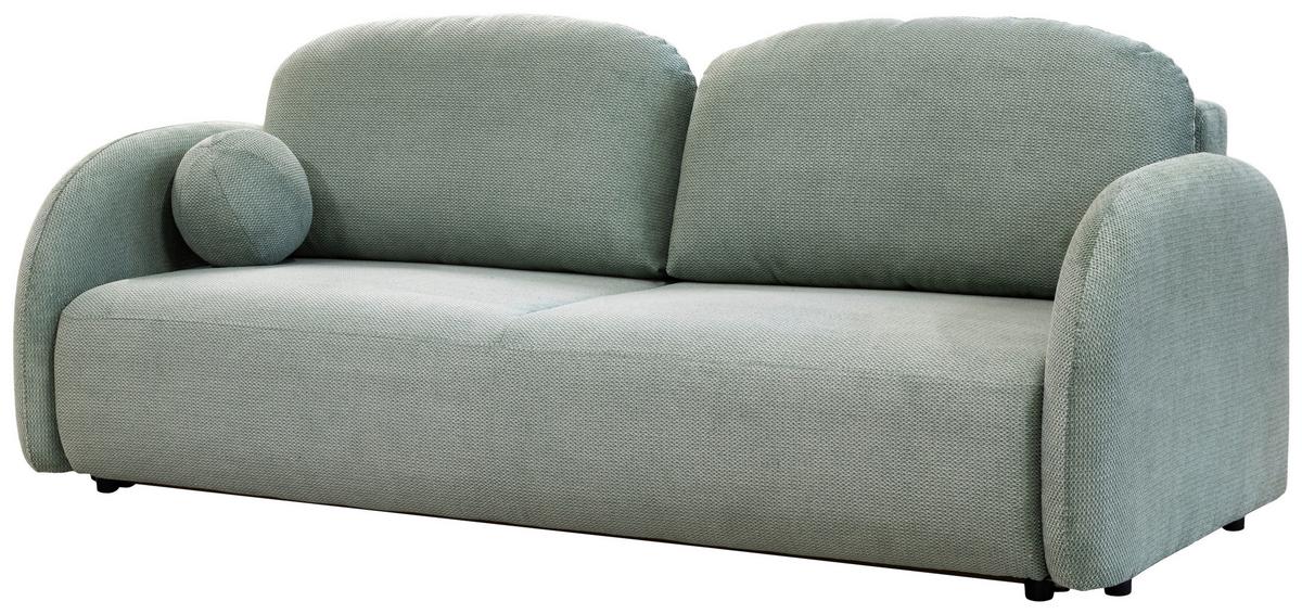 Trosjed Na Razvlačenje Roma - boje mente/crna, Design, tekstil (230/90/105cm)