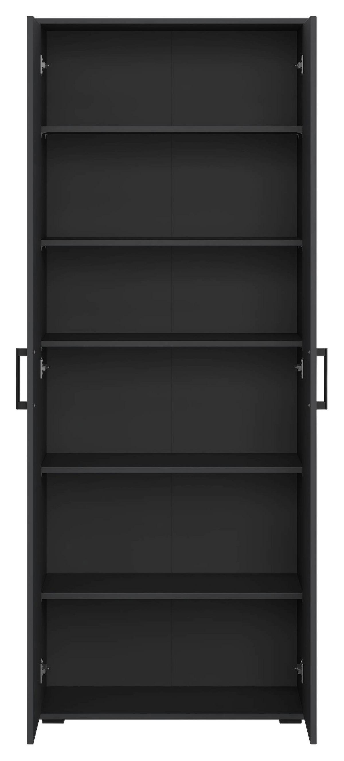 Mehrzweckschrank Bobby I Anthrazit - Anthrazit, KONVENTIONELL, Holz (70/179/34cm) - Mömax