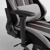 GAMINGSTOL RACER II -EXKLUSIV- - grå/svart, Modern, metall/textil (63/114/62cm) - Mömax