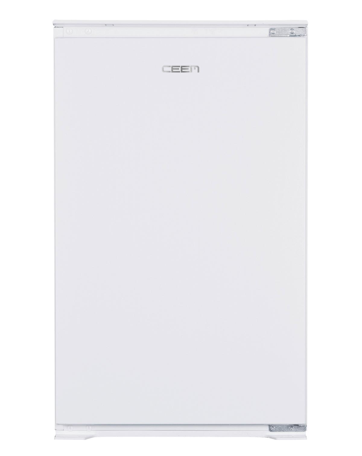 Einbaukühlschrank ca.129 Liter ca. 54x89 cm Weiß - Weiß, Basics, Glas/Kunststoff (54/89/54cm) - CEEM