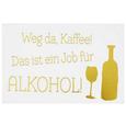 Kühlschrankmagnet mit Spruch - Goldfarben/Weiß, MODERN, Metall (8,5/5,5cm) Kühlschrankmagnet mit Spruch - Goldfarben/Weiß, MODERN, Metall (8,5/5,5cm)