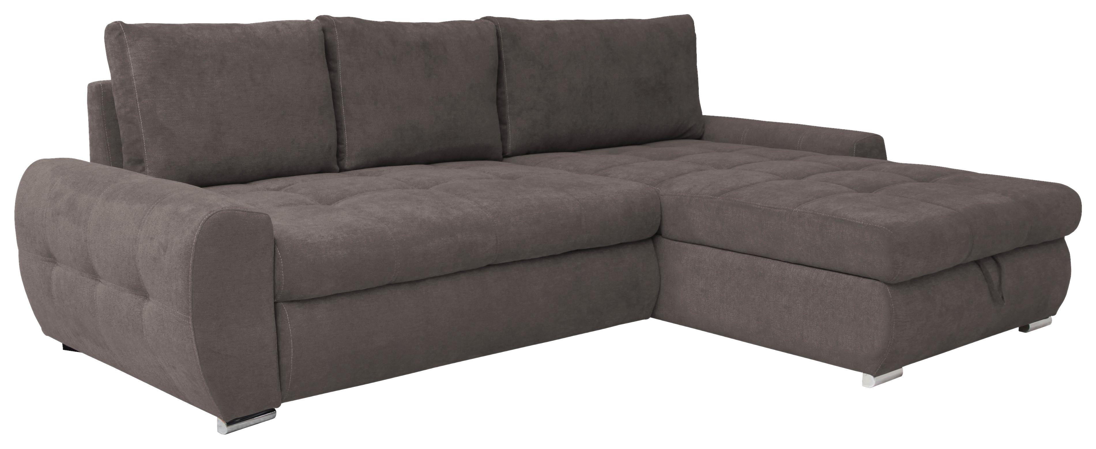 Colţar Extensibil Solar - maro/alb, Design, textil (277/175cm) - Modern Living