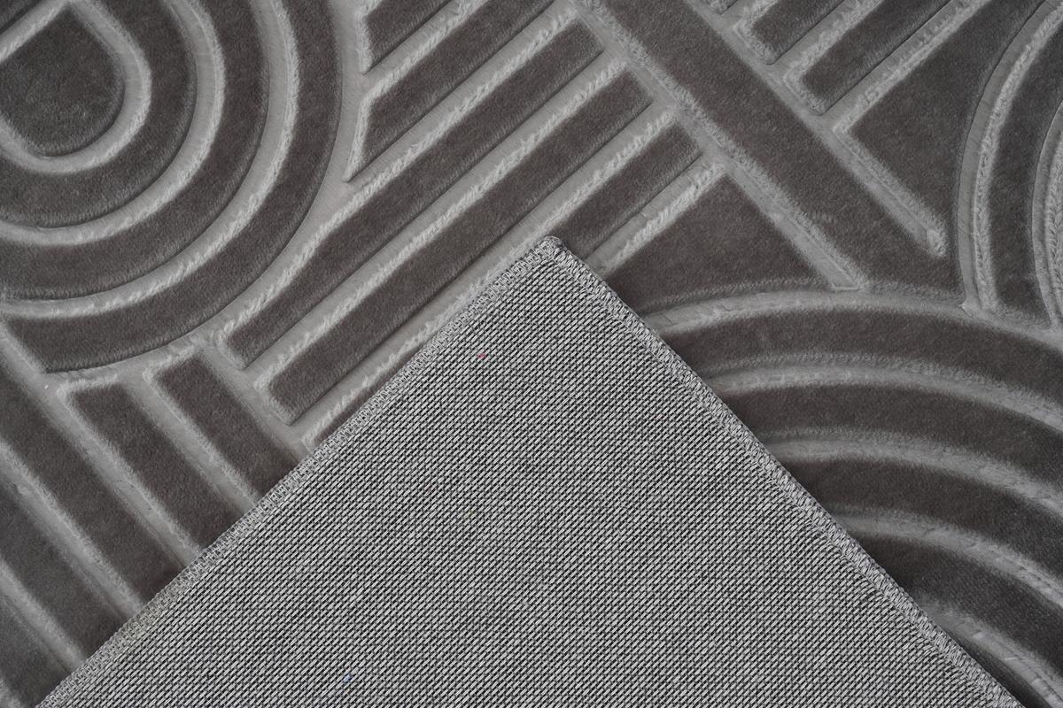Flachwebeteppich Calma 125 Anthrazit 160x220 Cm - Anthrazit, Basics, Textil (160/220cm) - Kayoom
