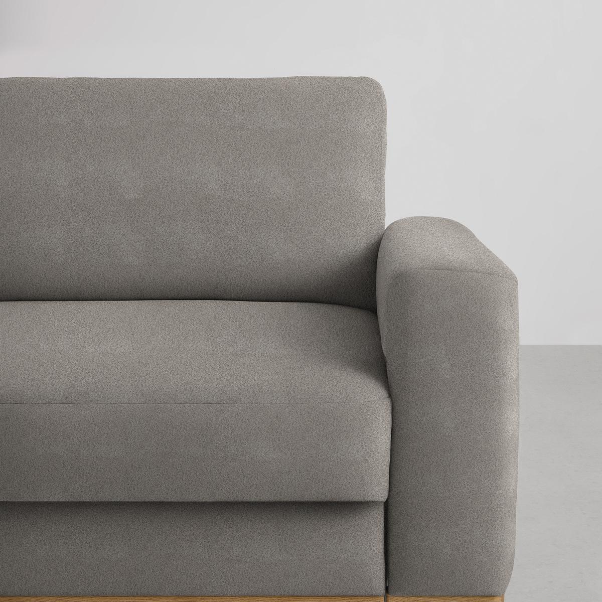 Wohnlandschaft Romeo Silberfarben - Silberfarben/Schwarz, KONVENTIONELL, Textil/Metall (167/87/234cm) - Zandiara