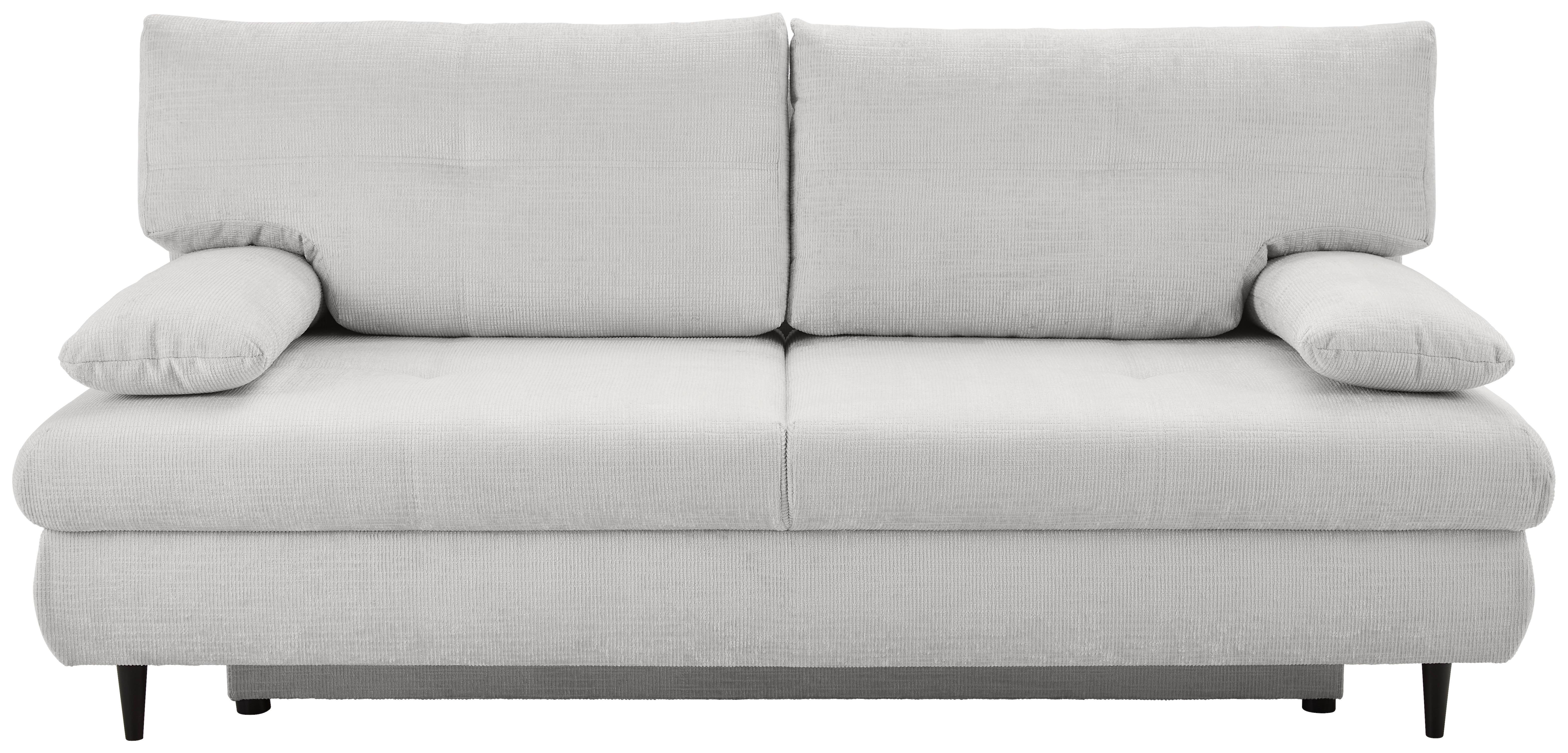 Trosjed Na Razvlačenje Virgo - bijela/crna, Konvencionalno, tekstil/drvo (212/97/105cm) - Modern Living